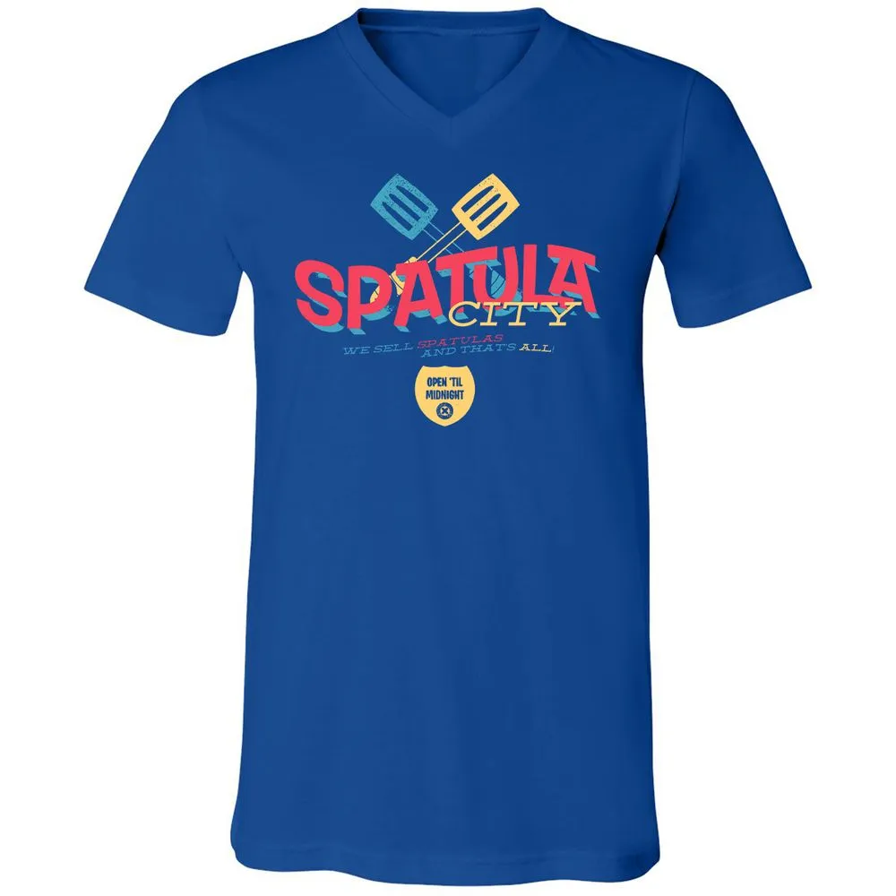Unisex V-Neck T-Shirt - MPY5R1K1 - True Royal - 4