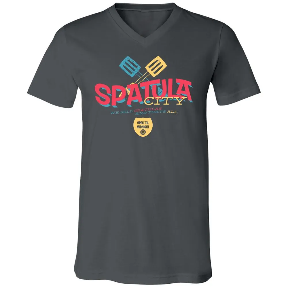 Unisex V-Neck T-Shirt - MPY5R1K1 - Asphalt - 12