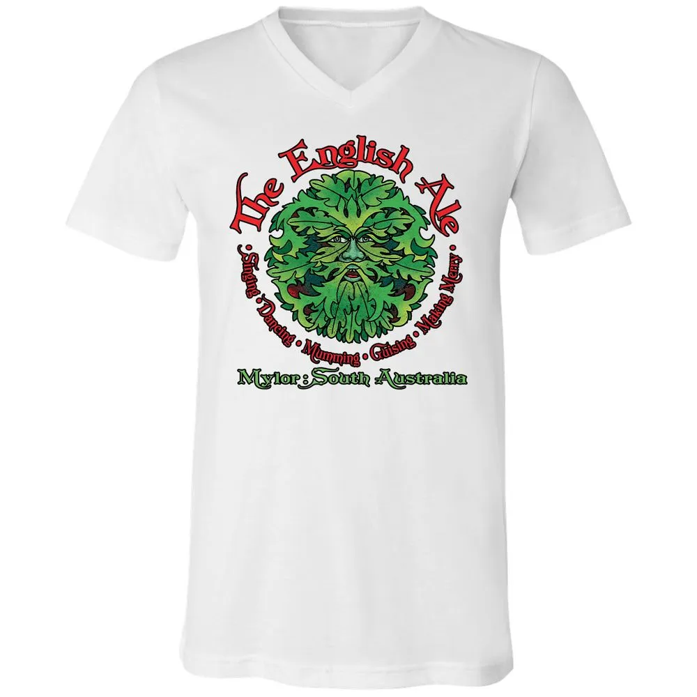 Unisex V-Neck T-Shirt - JDJB7E7Q - White - 5