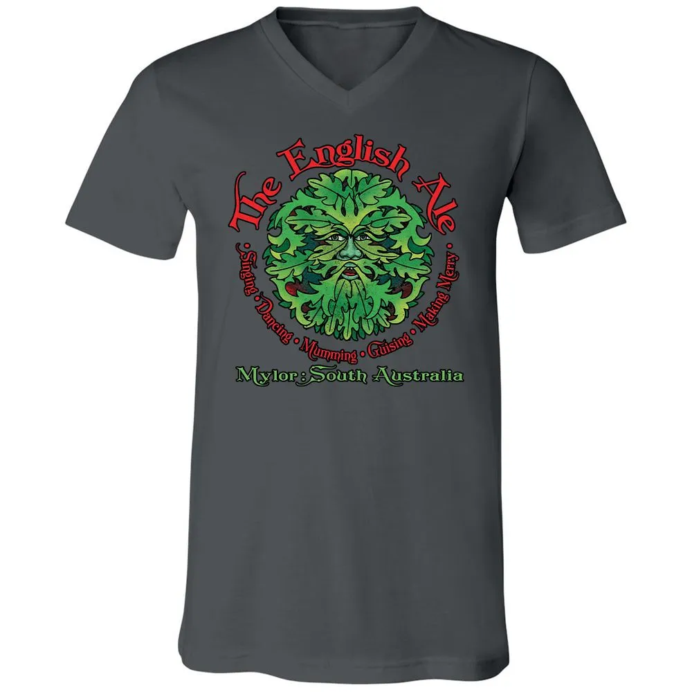 Unisex V-Neck T-Shirt - JDJB7E7Q - Asphalt - 12