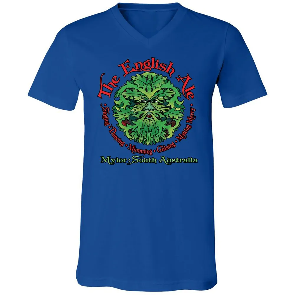 Unisex V-Neck T-Shirt - JDJB7E7Q - True Royal - 4