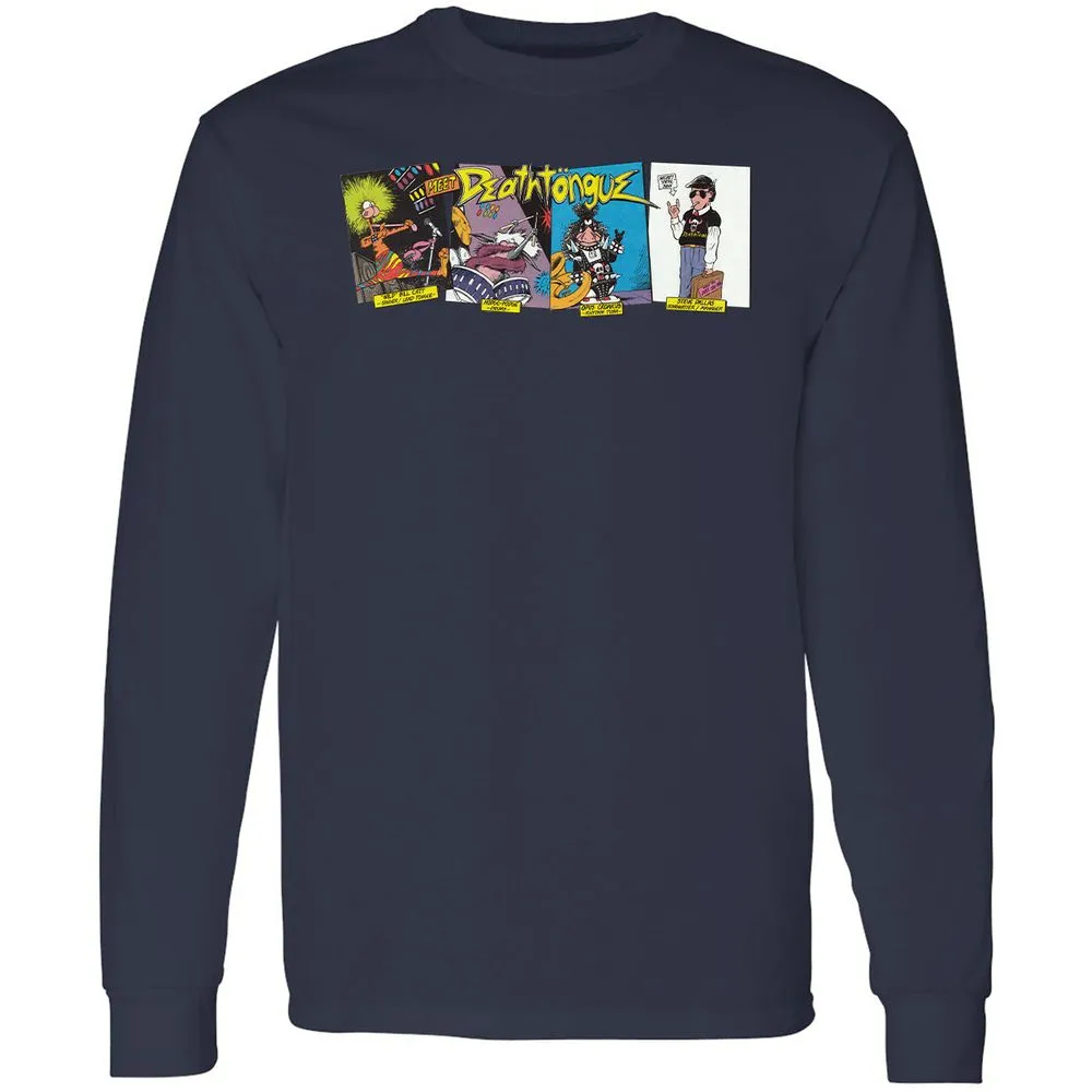 Long Sleeve T-Shirt - 56T883YL - Navy - 2