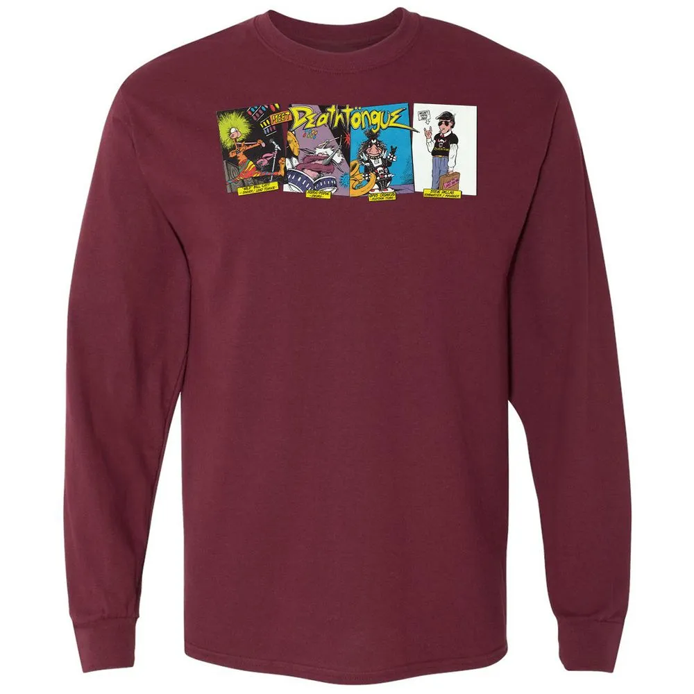 Long Sleeve T-Shirt - 56T883YL - Maroon - 11