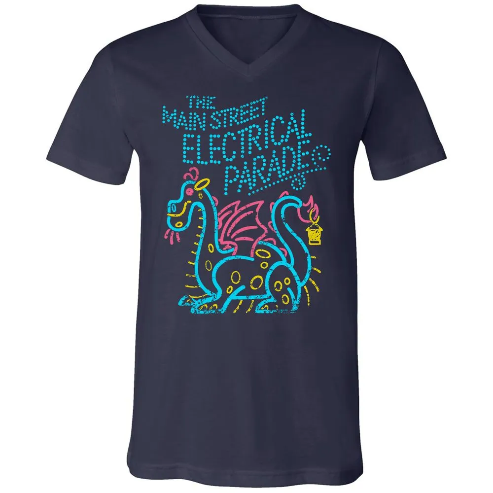 Unisex V-Neck T-Shirt - VZWEMK35 - Navy - 2