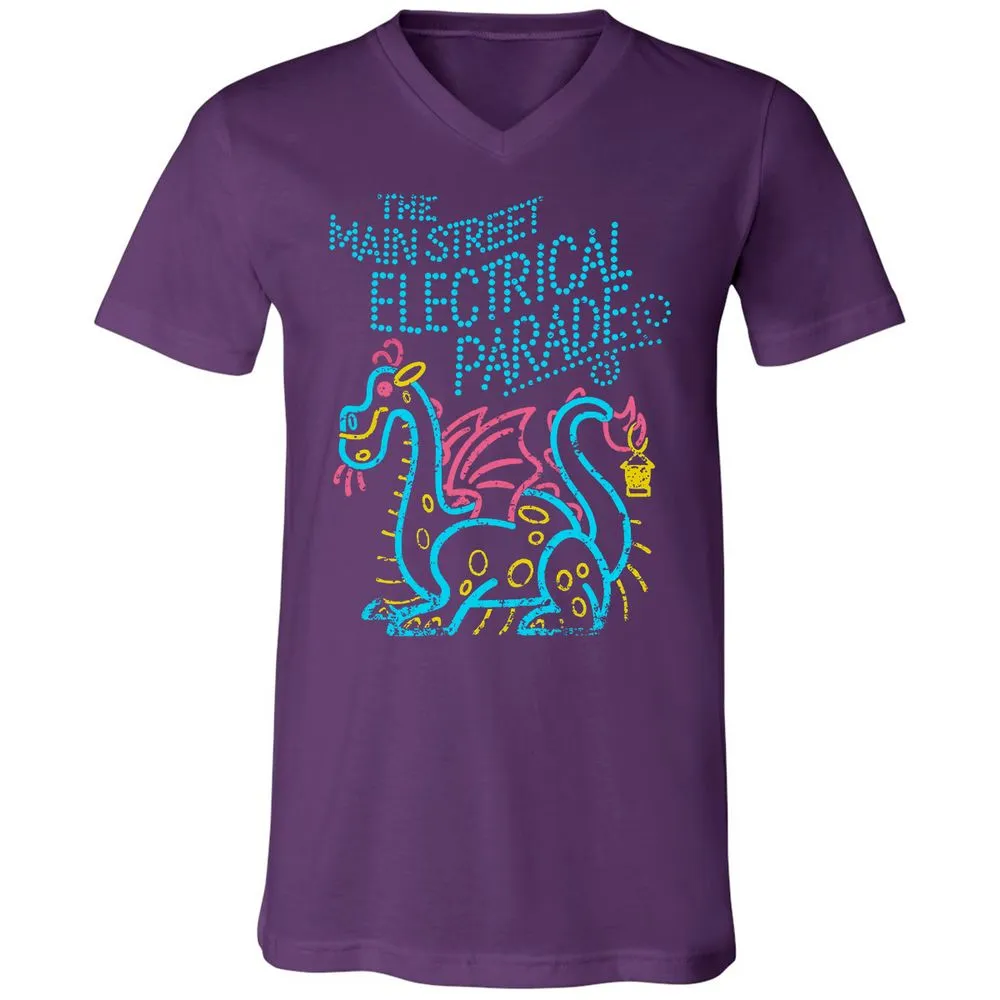 Unisex V-Neck T-Shirt - VZWEMK35 - Team Purple - 9