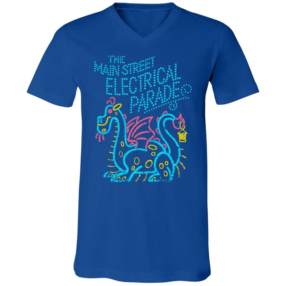 Unisex V-Neck T-Shirt - VZWEMK35 - True Royal - 4