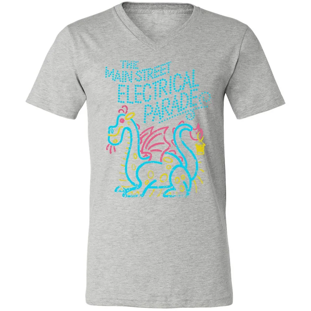 Unisex V-Neck T-Shirt - VZWEMK35 - Athletic Heather - 7