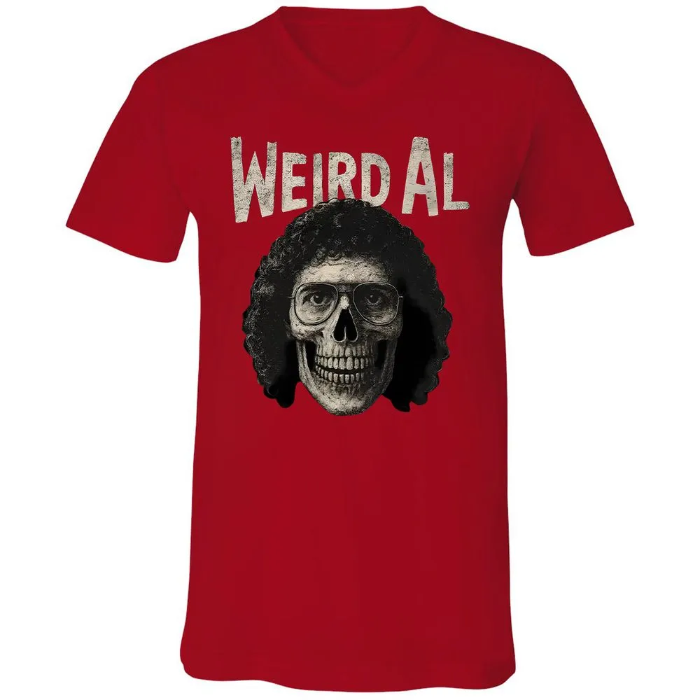 Unisex V-Neck T-Shirt - CL8LVT96 - Red - 3