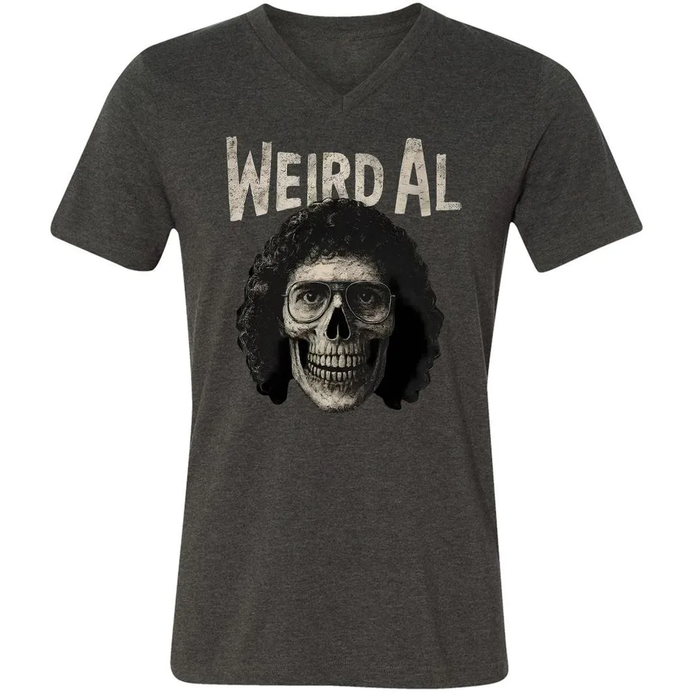 Unisex V-Neck T-Shirt - CL8LVT96 - Dark Grey Heather - 8