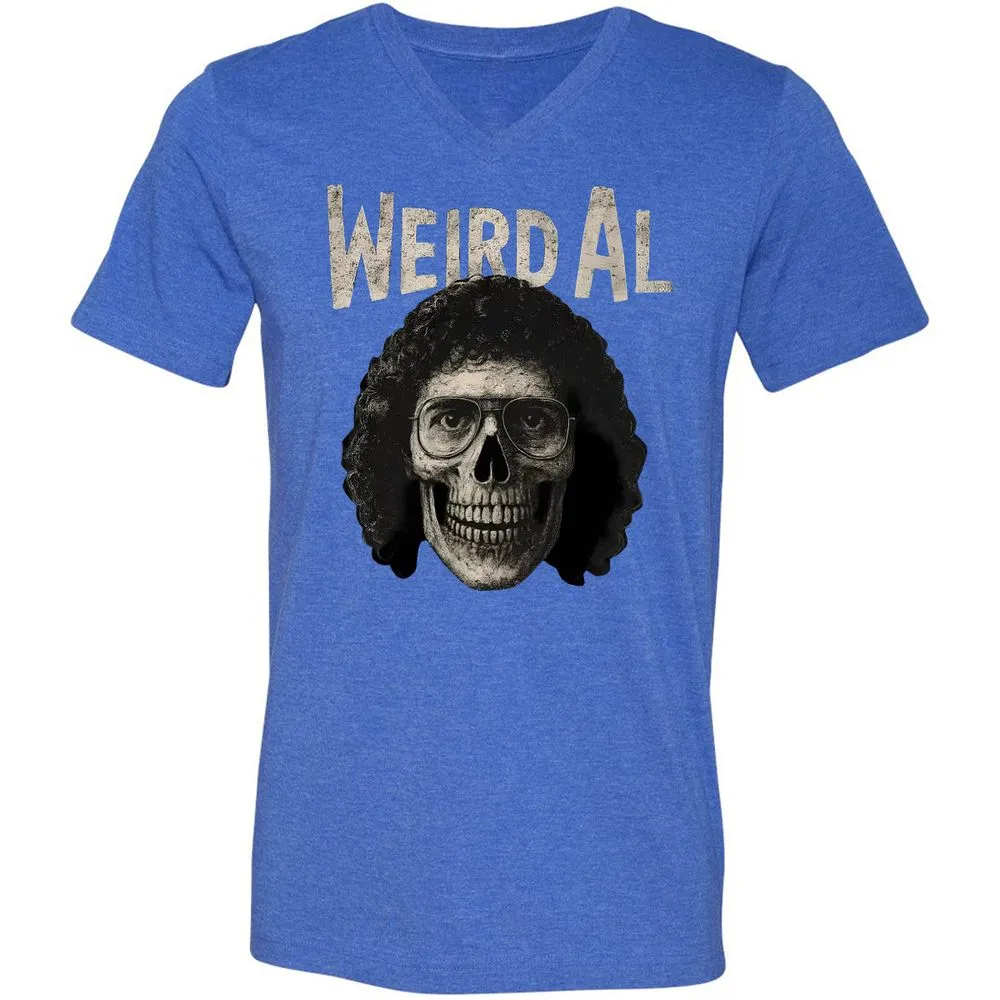 Unisex V-Neck T-Shirt - CL8LVT96 - Heather True Royal - 14