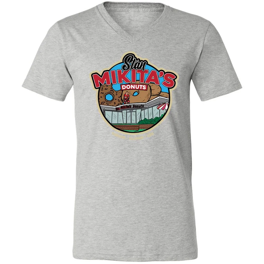 Unisex V-Neck T-Shirt - F7Z14CYV - Athletic Heather - 7