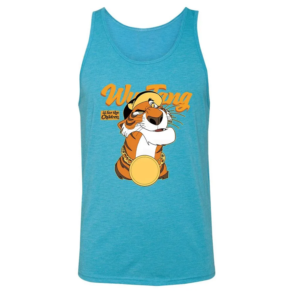 Unisex Jersey Tank - US6TSAN6 - Aqua Triblend - 3