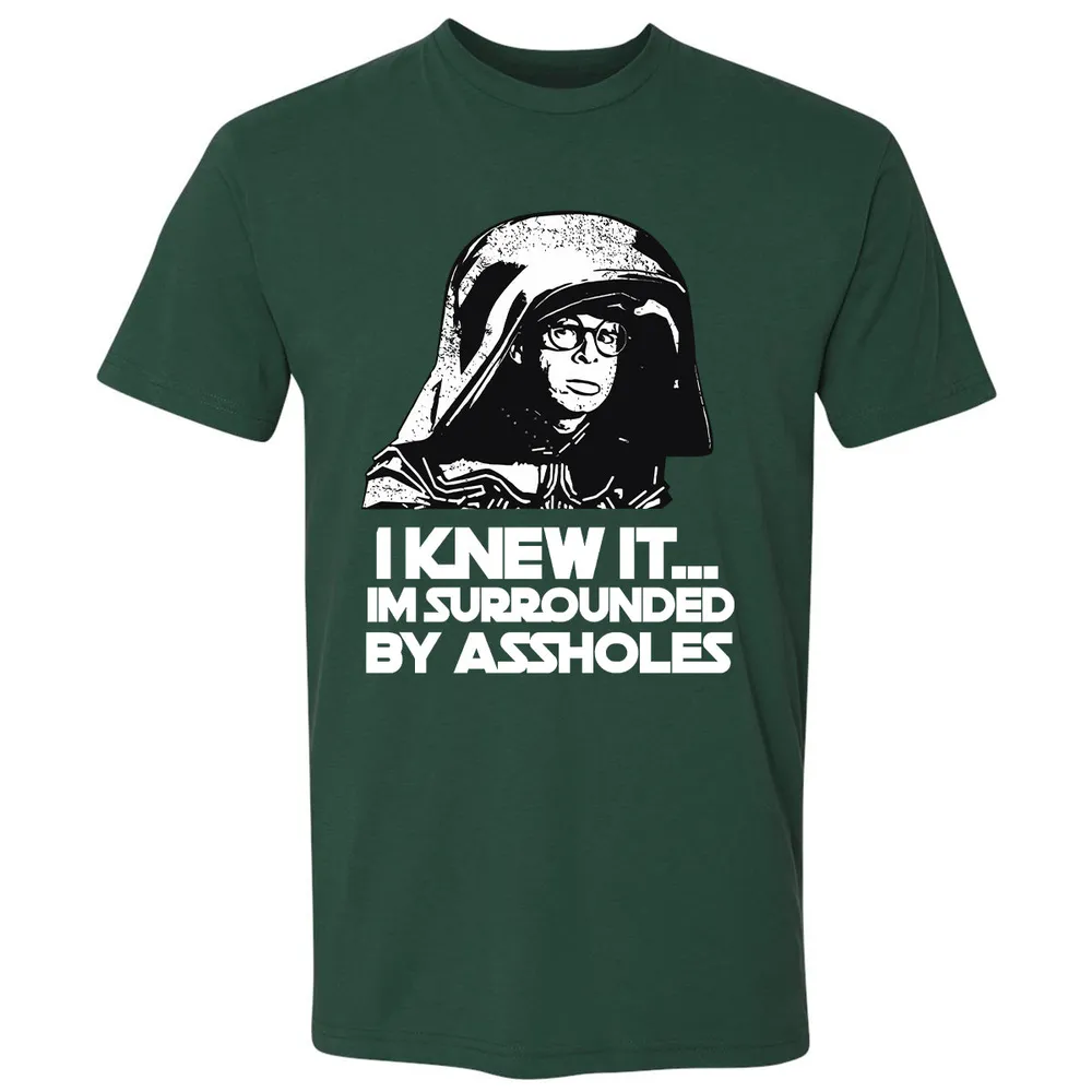 Surrounded By Assholes Premium Unisex T-Shirt - 4