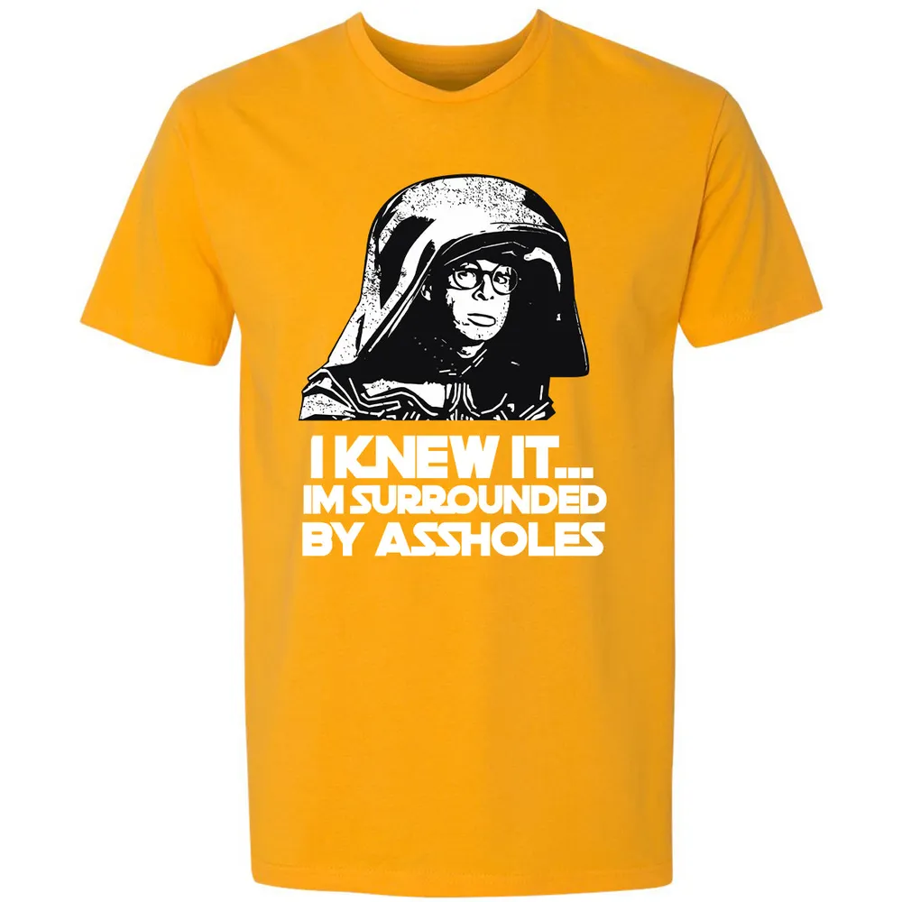 Surrounded By Assholes Premium Unisex T-Shirt - 3