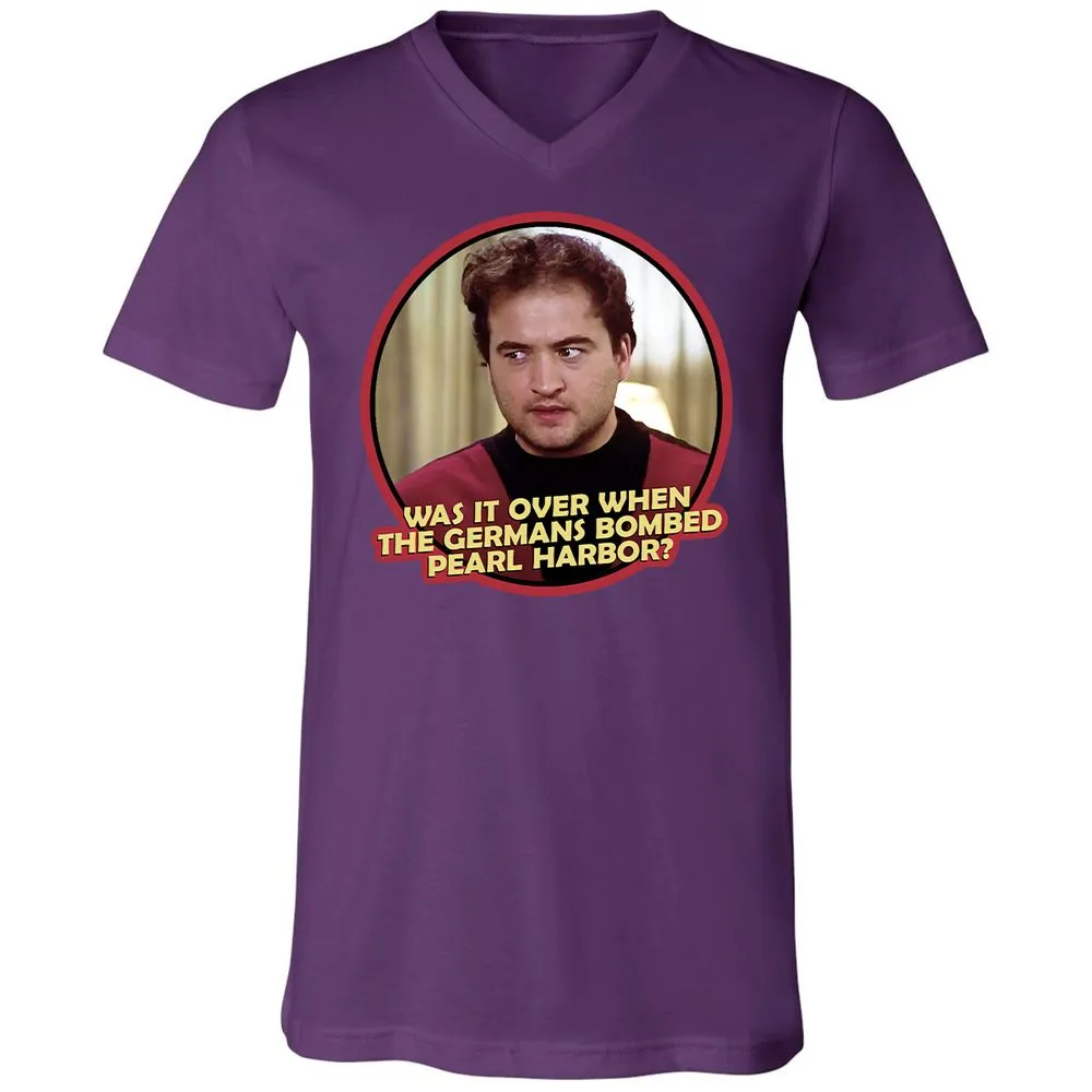 Unisex V-Neck T-Shirt - ZCMRY1ND - Team Purple - 9