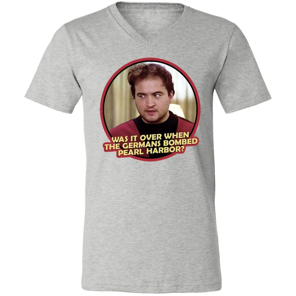 Unisex V-Neck T-Shirt - ZCMRY1ND - Athletic Heather - 7