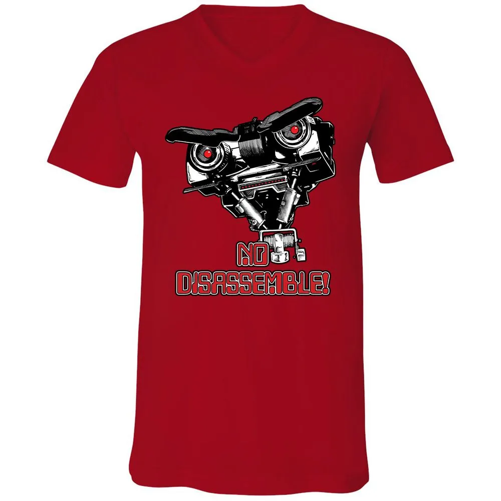Unisex V-Neck T-Shirt - W6327685 - Red - 3