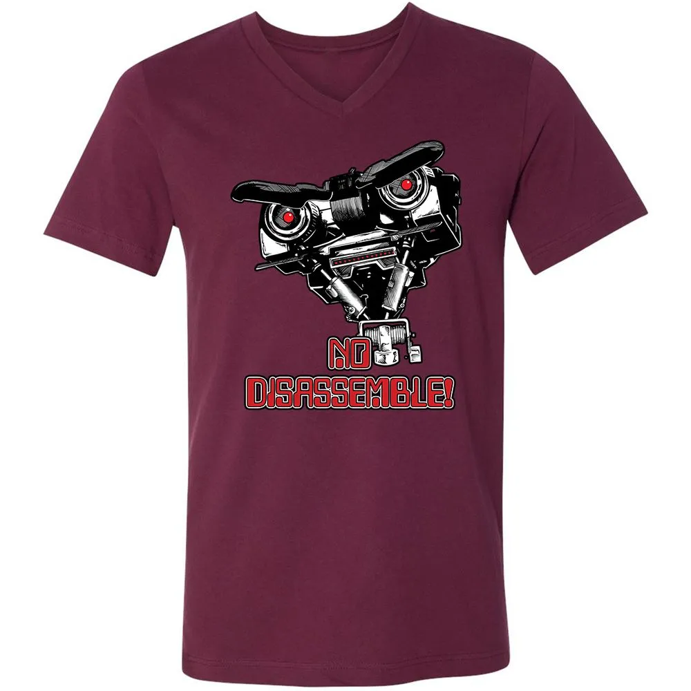 Unisex V-Neck T-Shirt - W6327685 - Maroon - 6