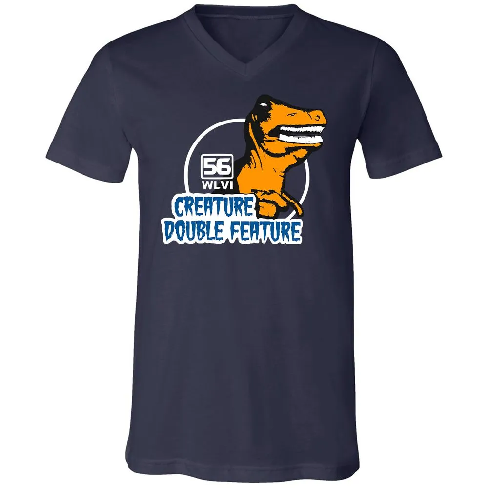 Unisex V-Neck T-Shirt - HKBUA54S - Navy - 2