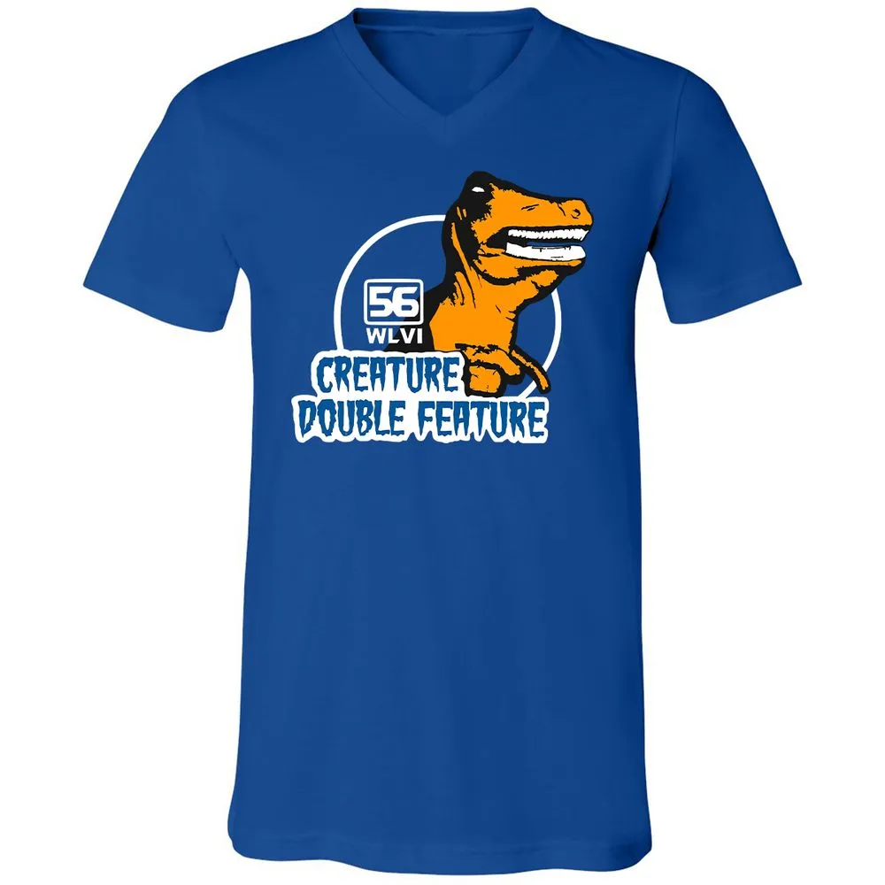 Unisex V-Neck T-Shirt - HKBUA54S - True Royal - 4