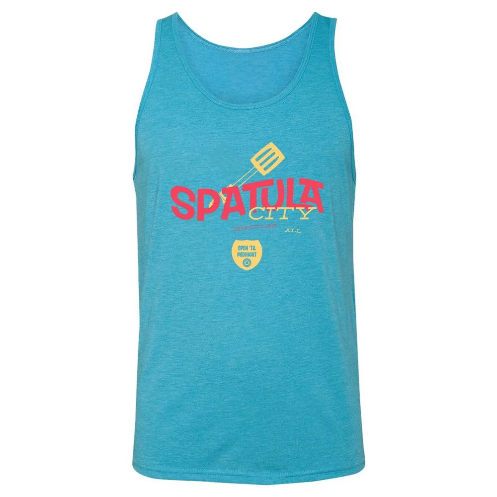 Unisex Jersey Tank - FRN8B99D - Aqua Triblend - 3