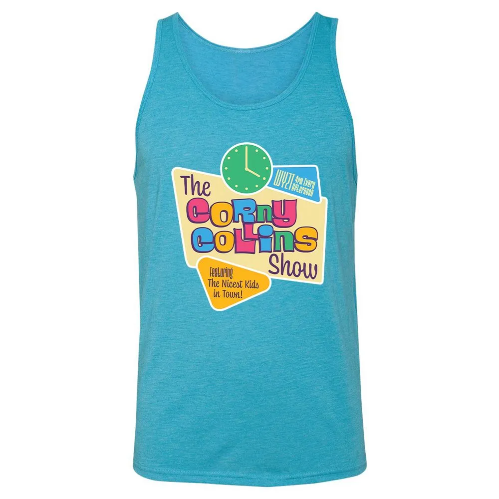 Unisex Jersey Tank - HQV9WRSP - Aqua Triblend - 3
