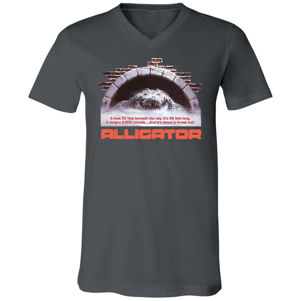 Unisex V-Neck T-Shirt - 2ZSVGE16 - Asphalt - 12