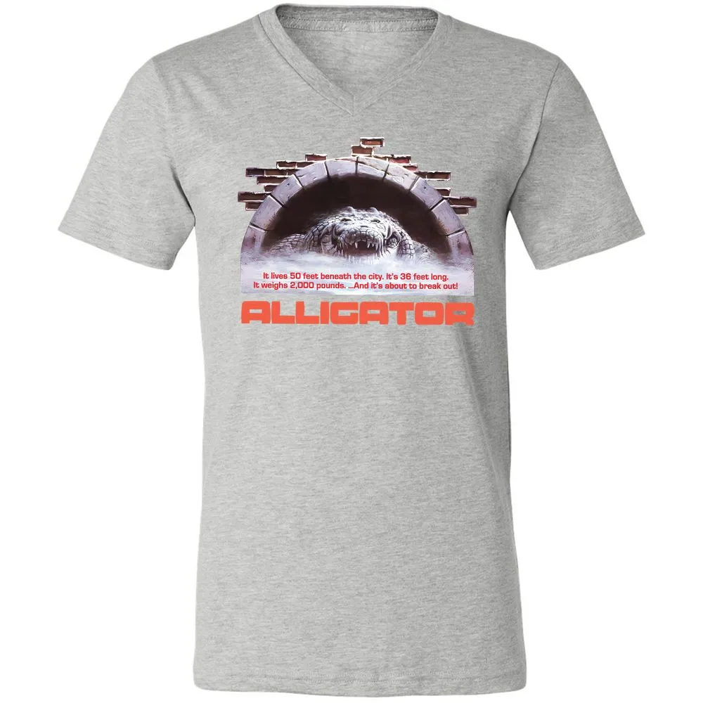 Unisex V-Neck T-Shirt - 2ZSVGE16 - Athletic Heather - 7