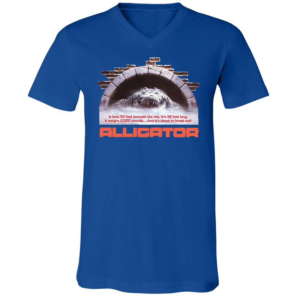 Unisex V-Neck T-Shirt - 2ZSVGE16 - True Royal - 4