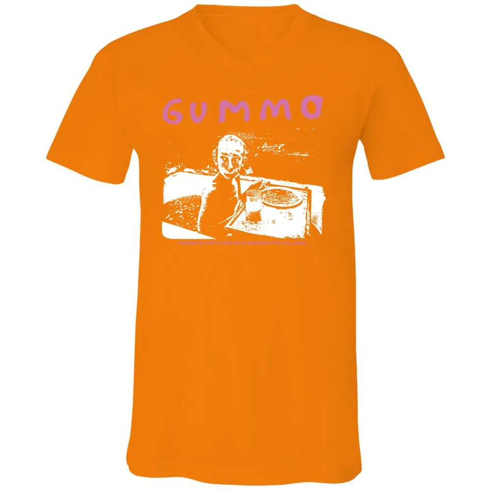 Unisex V-Neck T-Shirt - UHK3VGND - Orange - 11