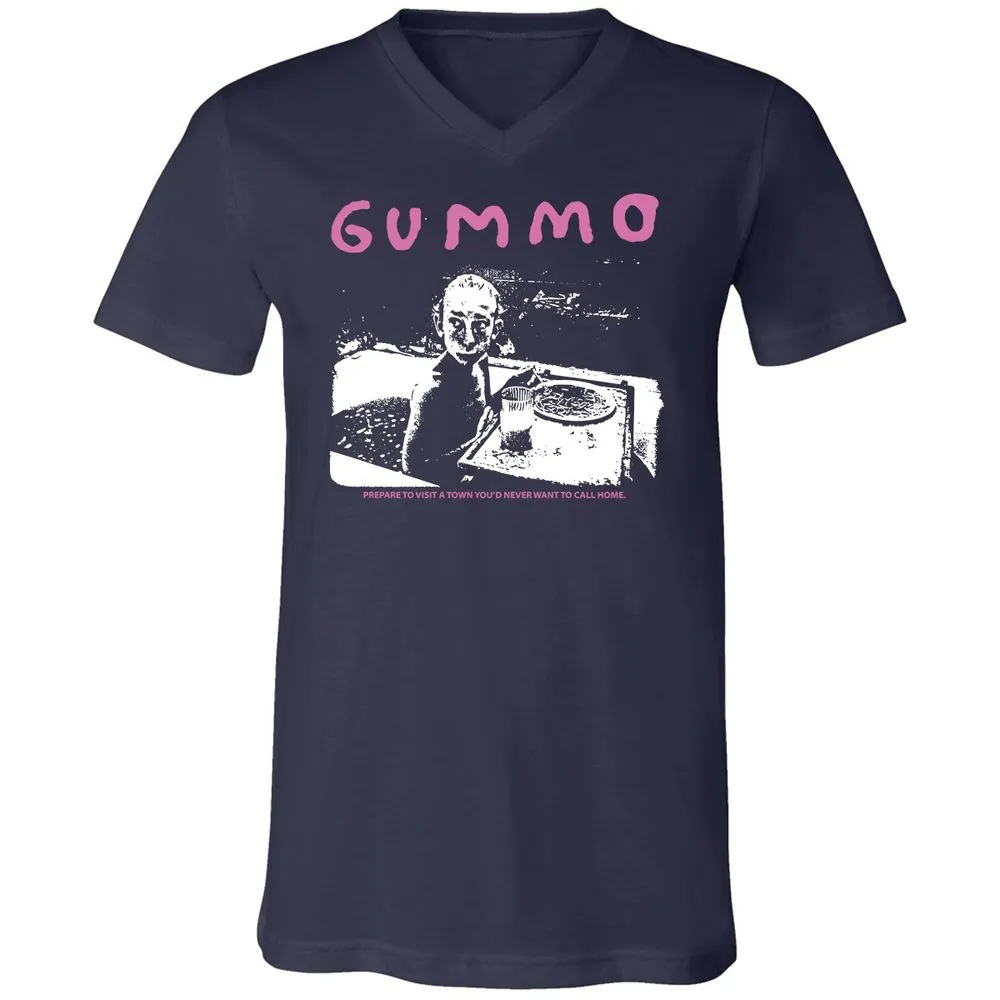 Unisex V-Neck T-Shirt - UHK3VGND - Navy - 2