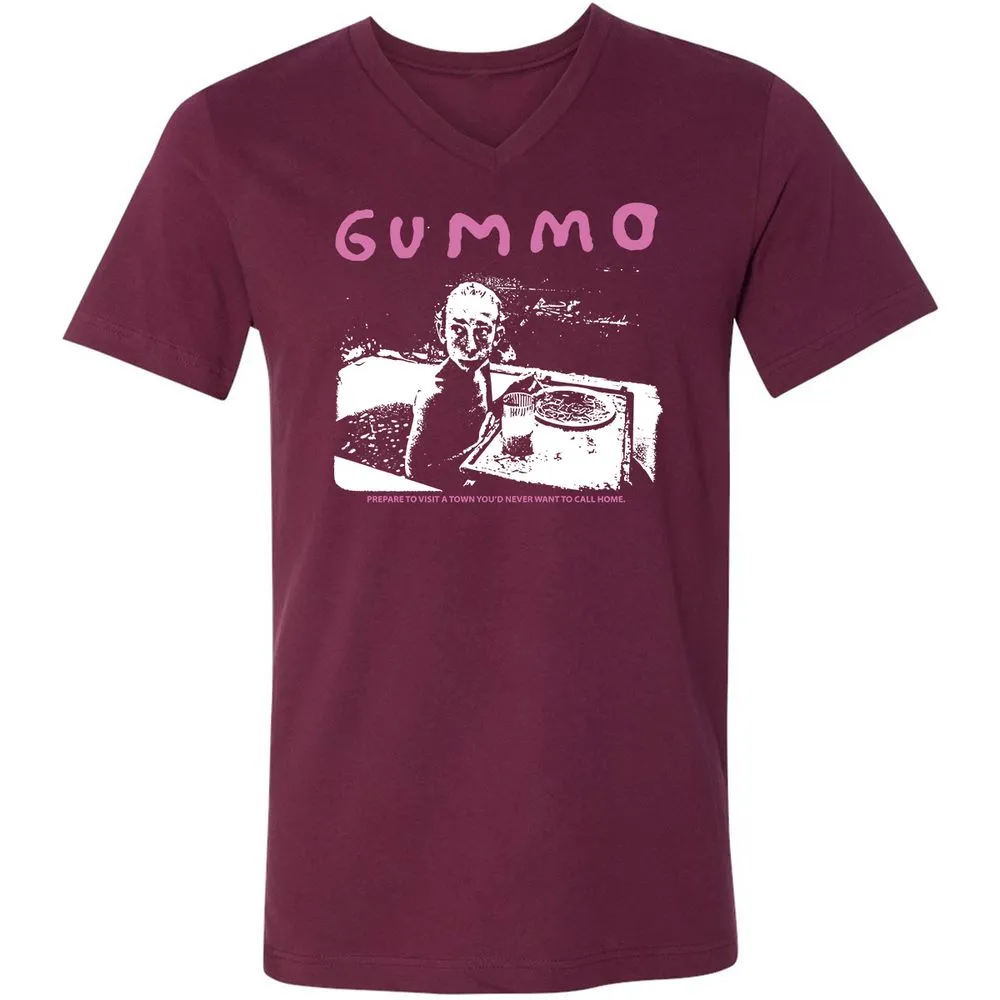 Unisex V-Neck T-Shirt - UHK3VGND - Maroon - 6