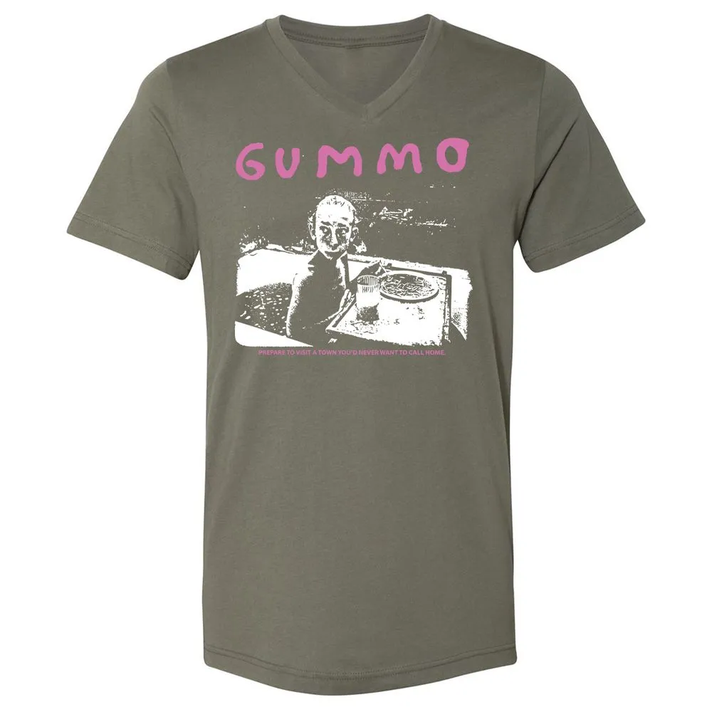 Unisex V-Neck T-Shirt - UHK3VGND - Military Green - 10