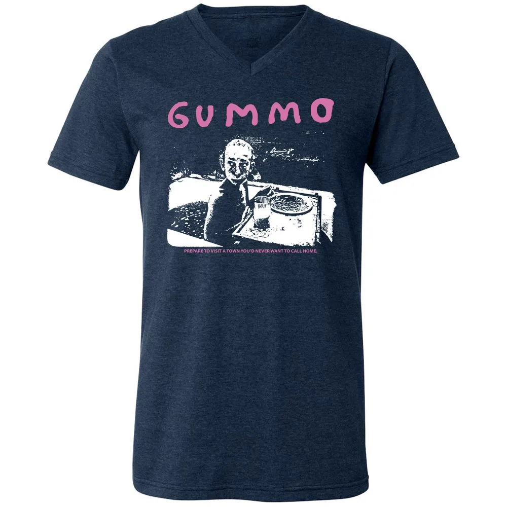 Unisex V-Neck T-Shirt - UHK3VGND - Heather Navy - 15