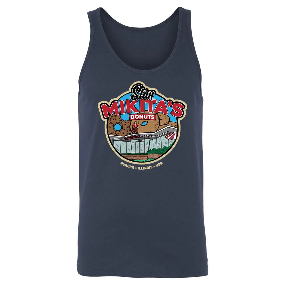 Unisex Jersey Tank - W7EVLSMB - Navy - 2