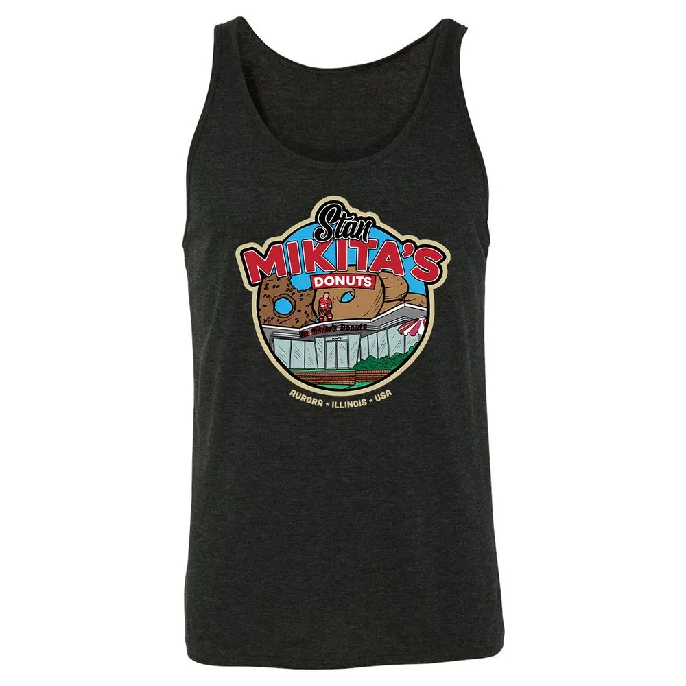 Unisex Jersey Tank - W7EVLSMB - Charcoal Black Triblend - 5