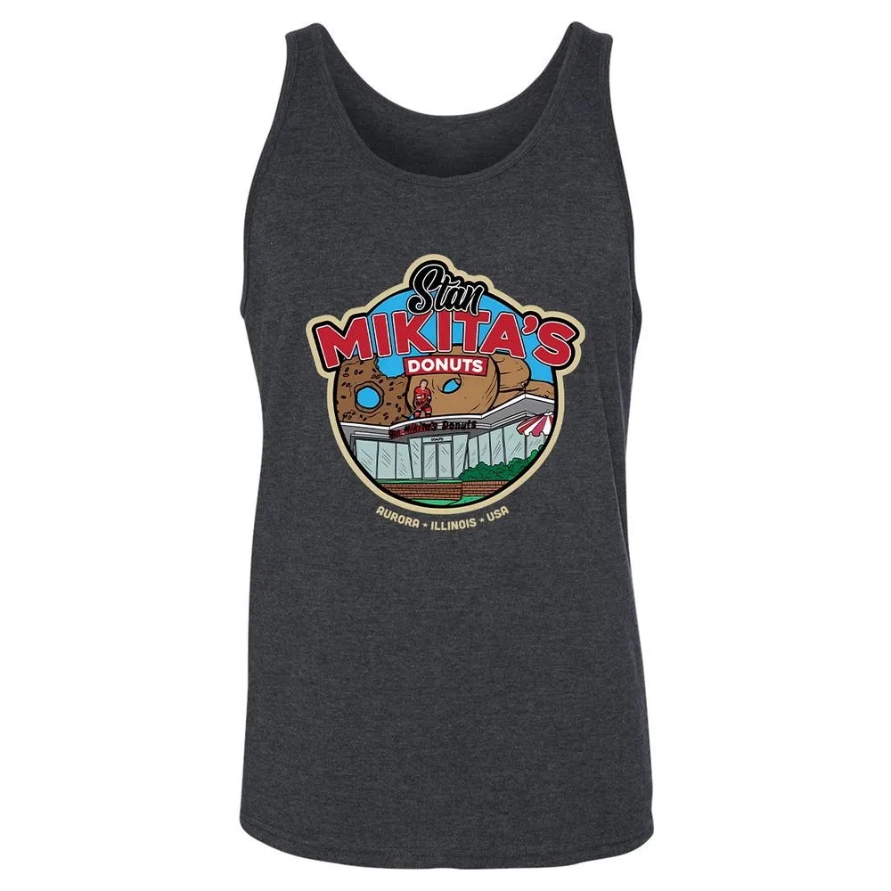 Unisex Jersey Tank - W7EVLSMB - Dark Grey Heather - 6