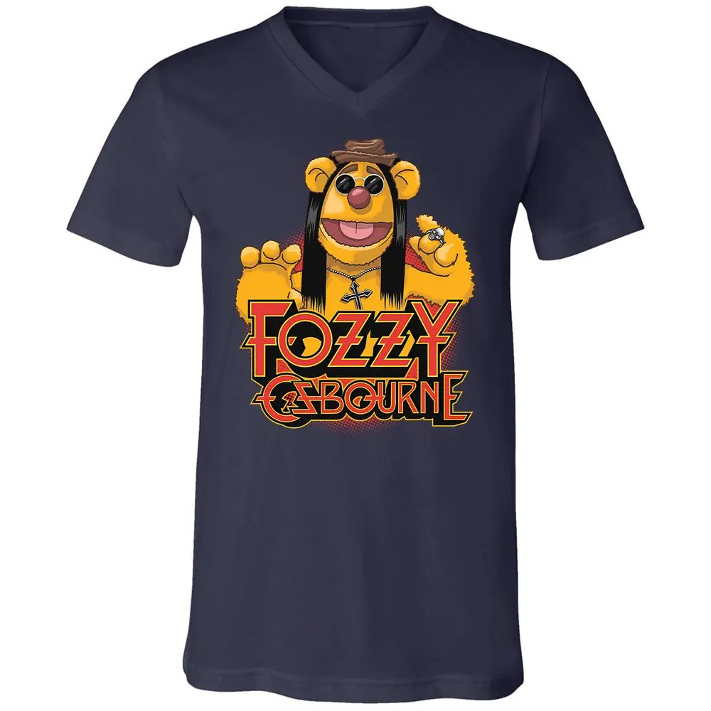 Unisex V-Neck T-Shirt - NV2FPBQC - Navy - 2