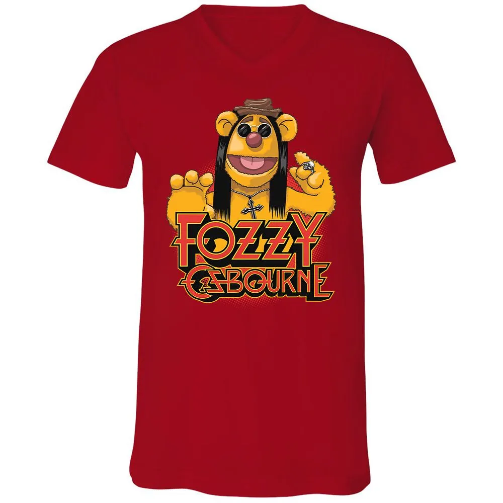 Unisex V-Neck T-Shirt - NV2FPBQC - Red - 3