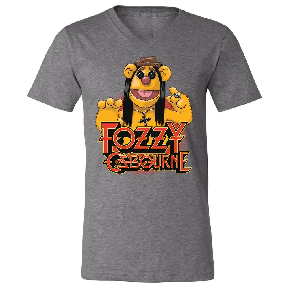 Unisex V-Neck T-Shirt - NV2FPBQC - Deep Heather - 13
