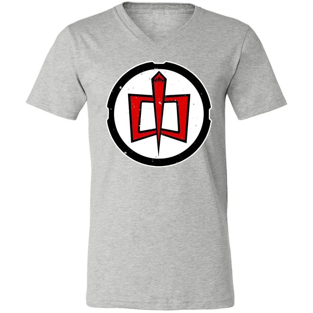 Unisex V-Neck T-Shirt - CHRFW4D6 - Athletic Heather - 7