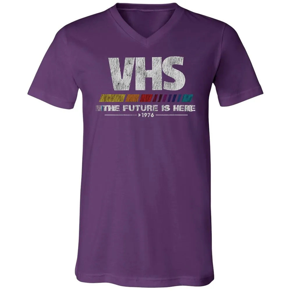 Unisex V-Neck T-Shirt - ZHBZ17W9 - Team Purple - 9