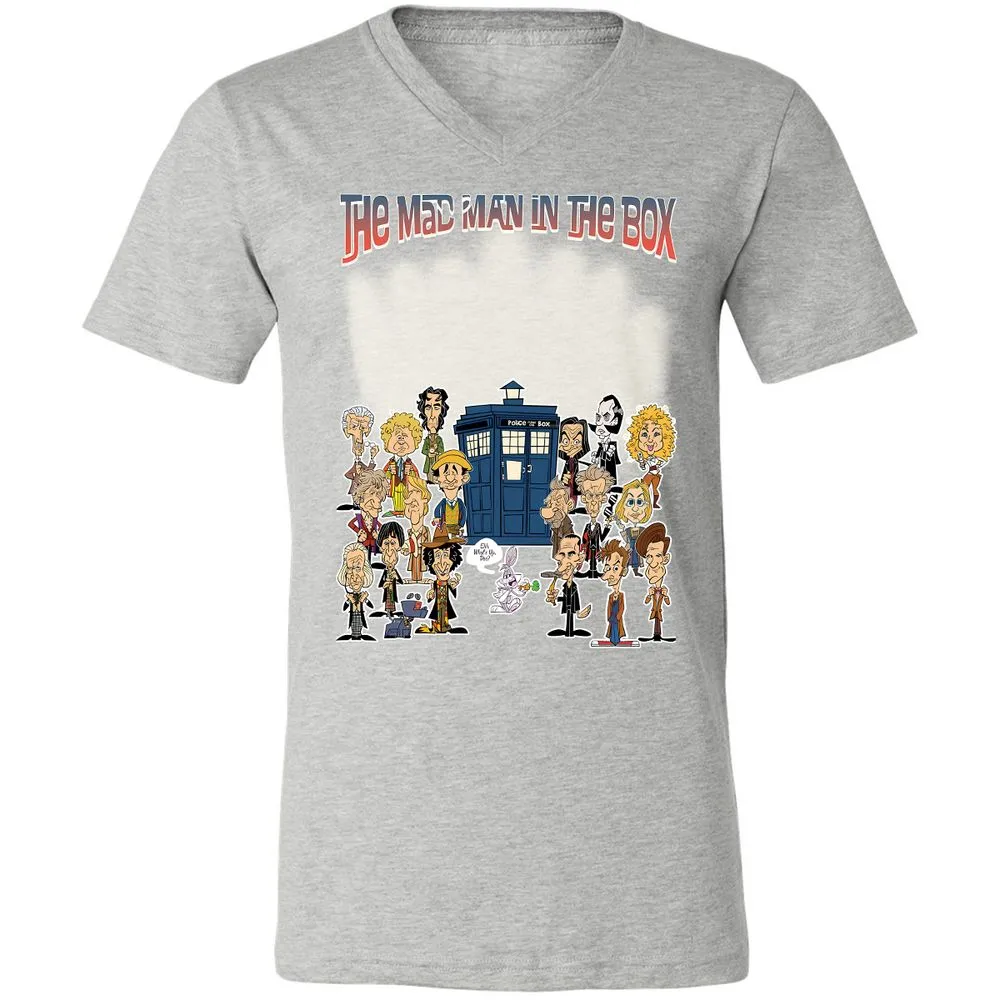 Unisex V-Neck T-Shirt - 5NBXEQFG - Athletic Heather - 7