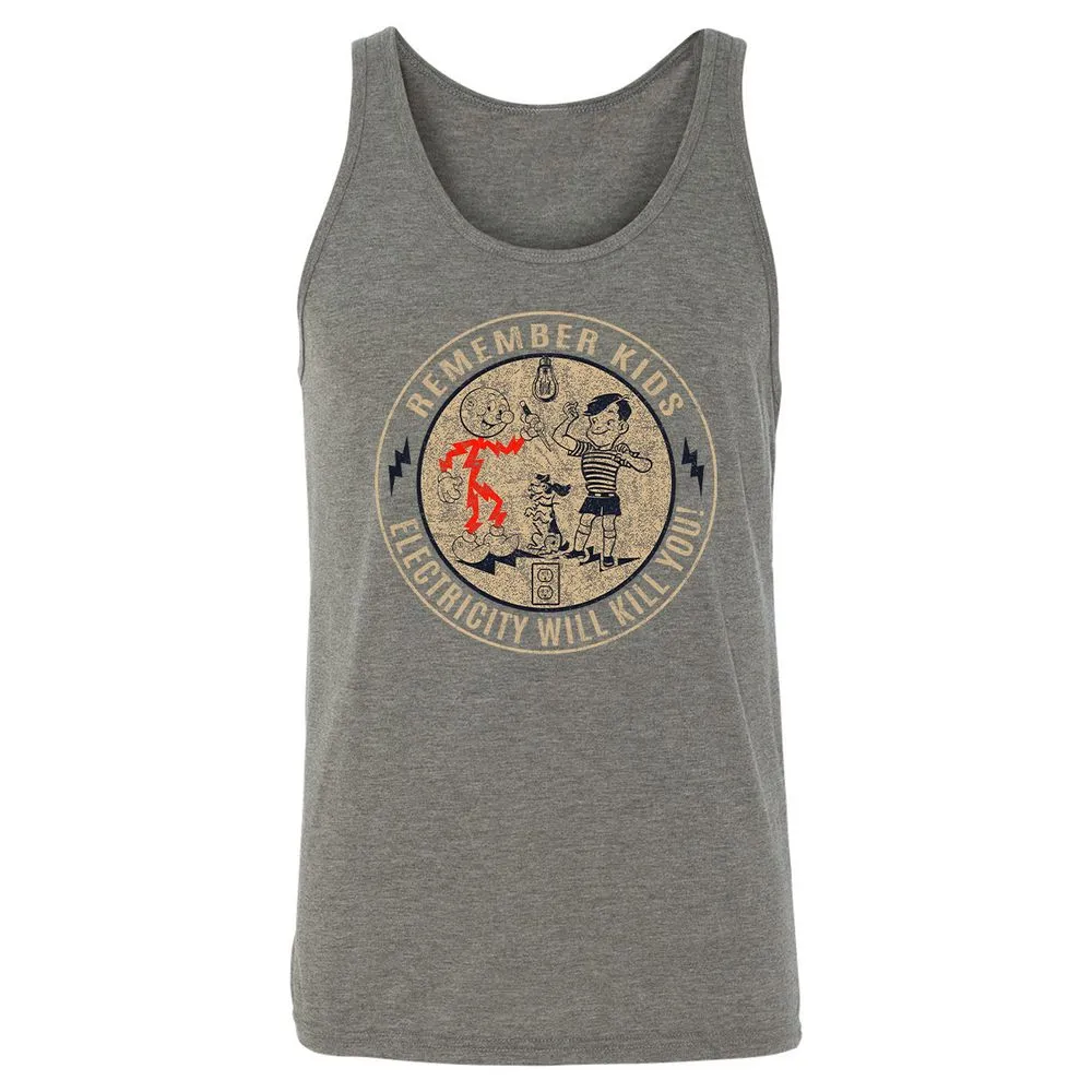Unisex Jersey Tank - XN1GU6E9 - Grey Triblend - 8