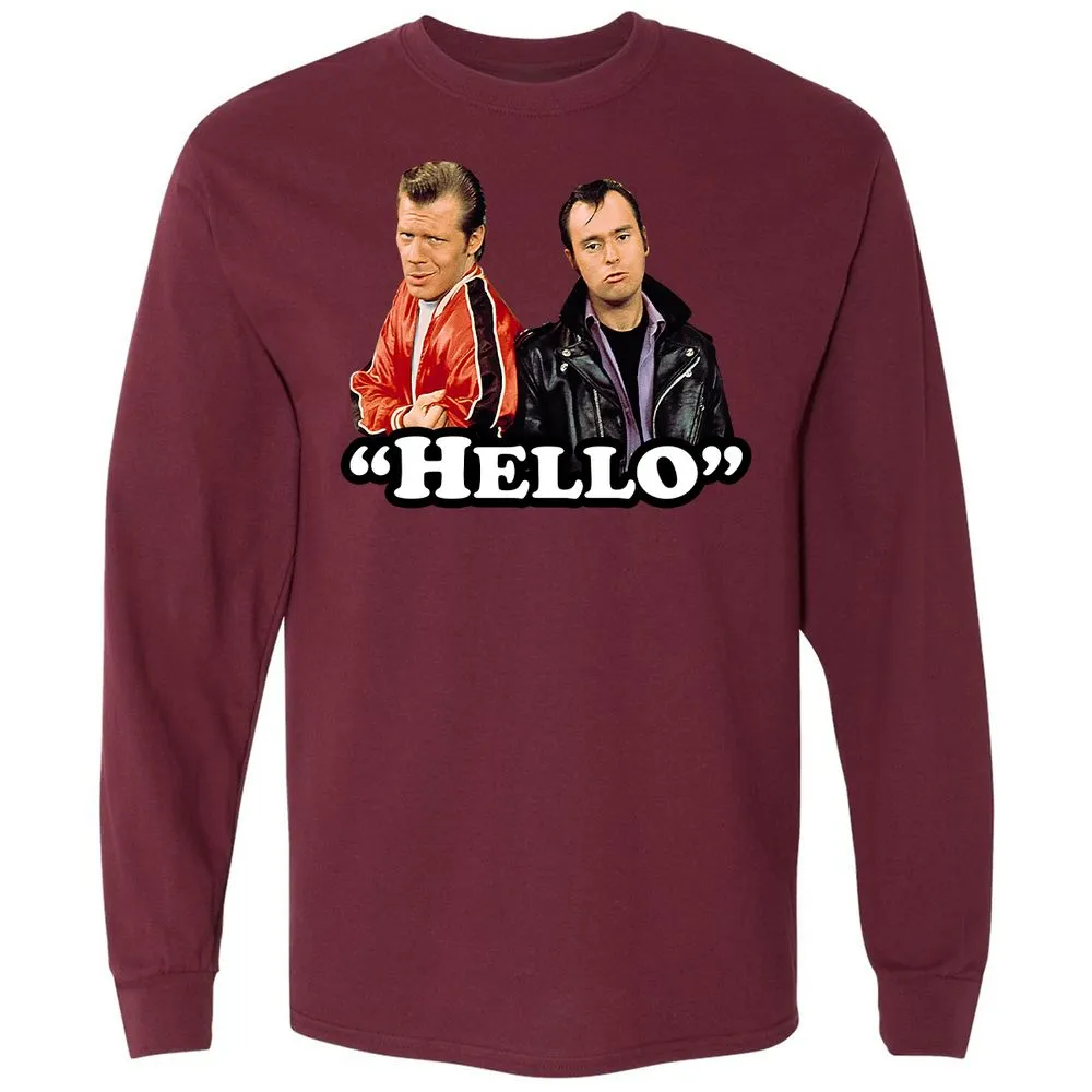 Long Sleeve T-Shirt - EAH4RNDV - Maroon - 11