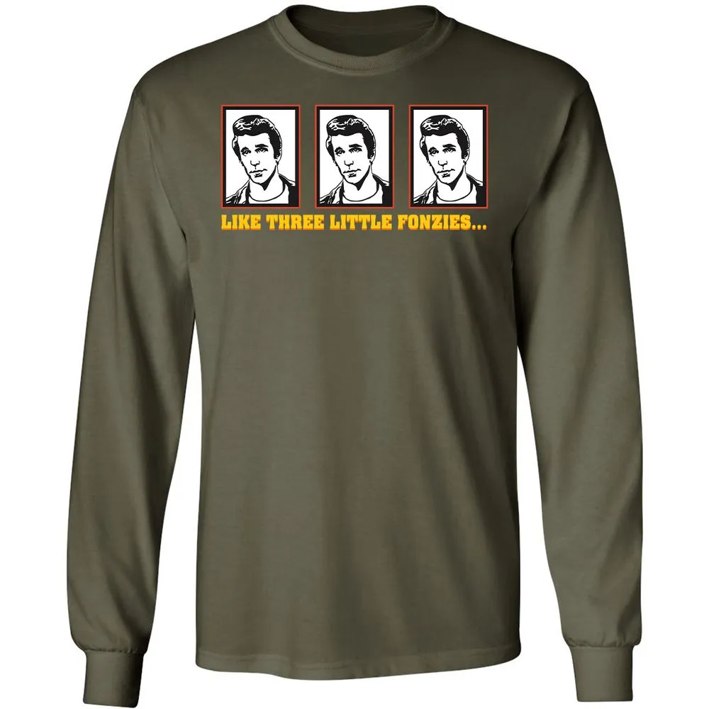Long Sleeve T-Shirt - GC8MG52Q - Military Green - 16