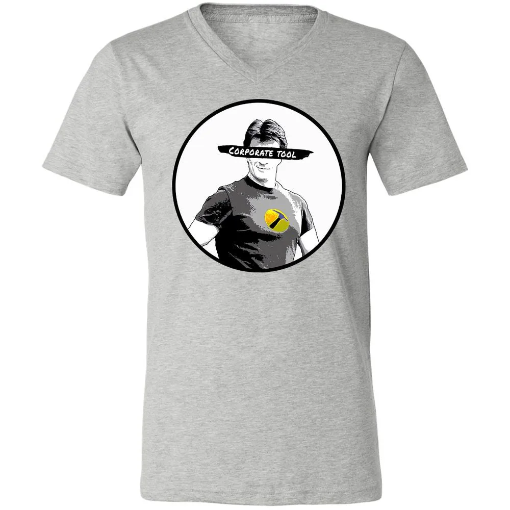 Unisex V-Neck T-Shirt - JAVDXXLA - Athletic Heather - 7