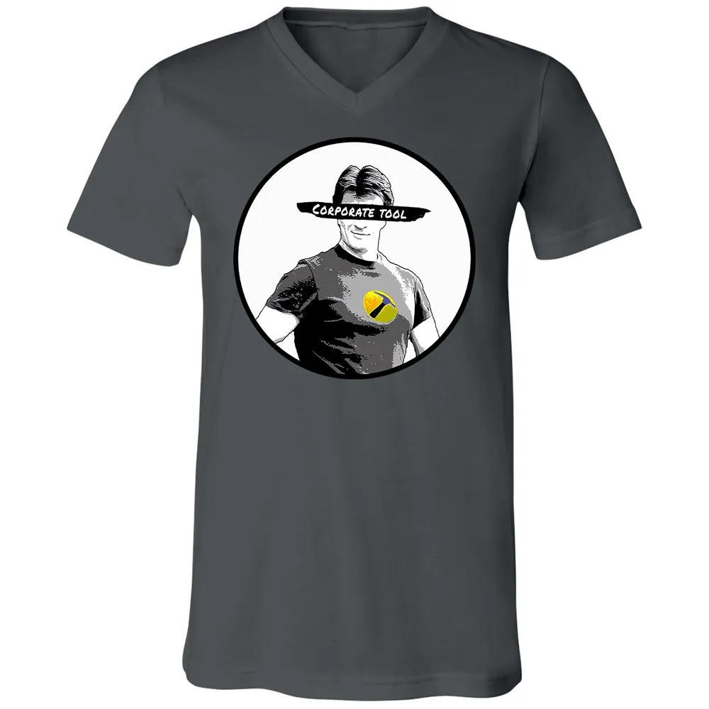 Unisex V-Neck T-Shirt - JAVDXXLA - Asphalt - 12