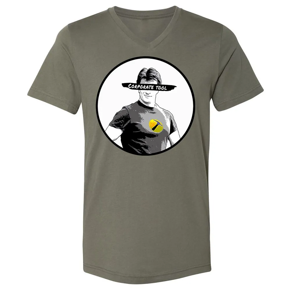 Unisex V-Neck T-Shirt - JAVDXXLA - Military Green - 10