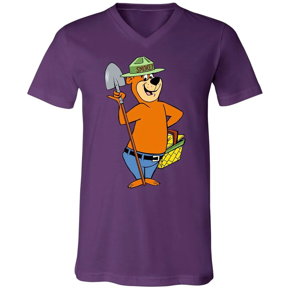 Unisex V-Neck T-Shirt - YSTRPZ4H - Team Purple - 9